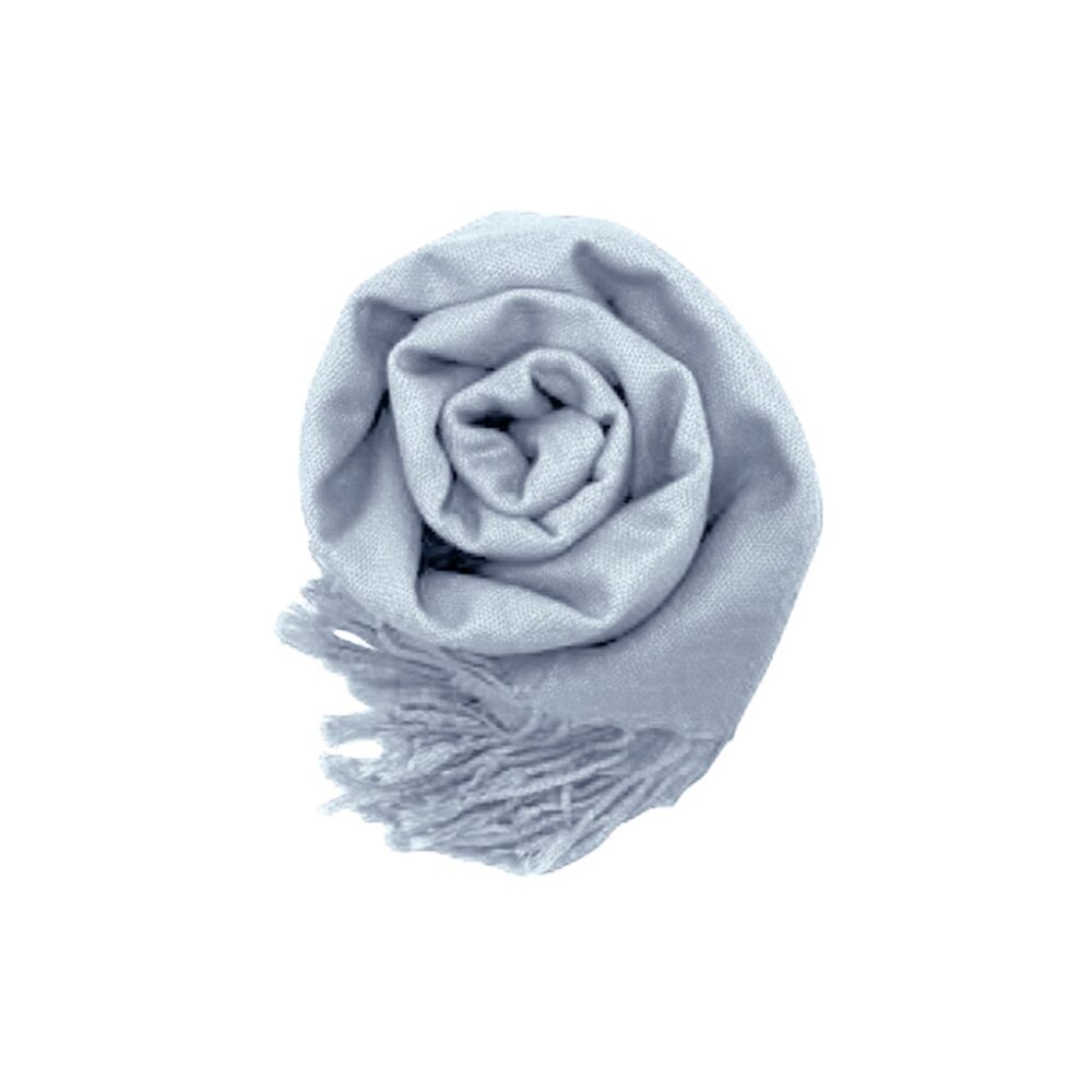 Oussum Soft Silk Shawl Wrap Women Viscose Solid Scarf for Birthday Gifts - Picture 3 of 7